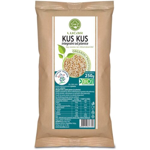 Lucar LUČAR kus kus integralni organski 250g Cene