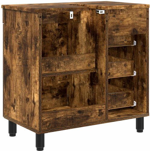  Toaletna jedinica Dimljeni hrast 60 x 35 x 60 cm Slike