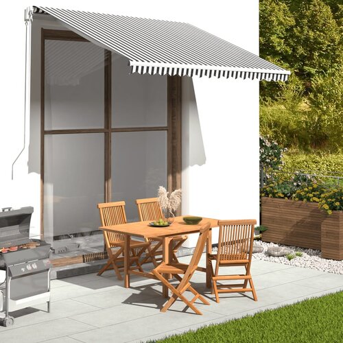 vidaXL Nadomestno blago za tendo antracitno in belo 3x2,5 m Cene