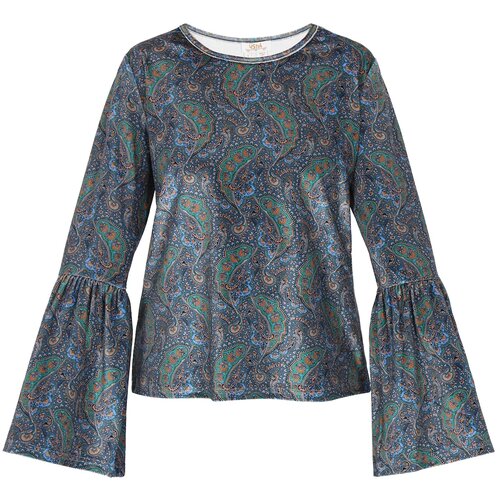 Usha FESTIVAL Bluza modra / indigo / temno zelena Slike