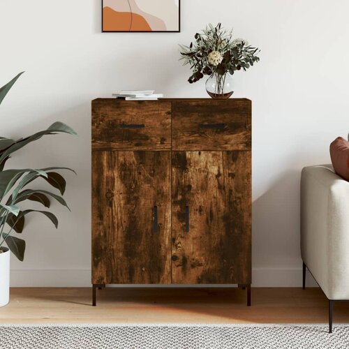 vidaXL Komoda boja dimljenog hrasta 69 5x34x90 cm konstruirano drvo Cene
