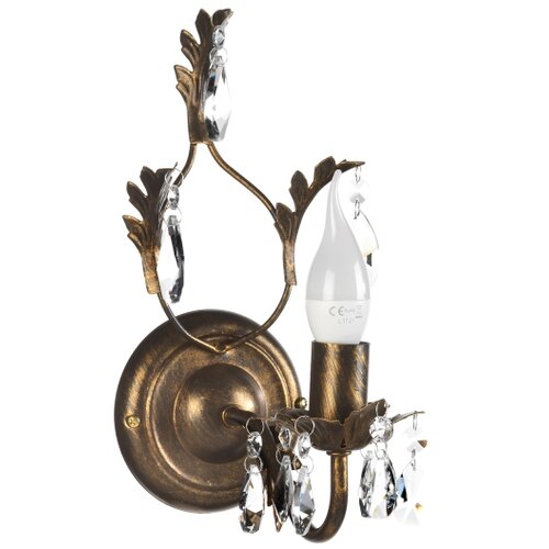  ONLI - Zidno svetlo TERESA 1xE14/6W/230V u bronzanoj boji Slike