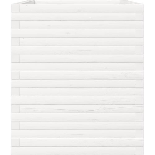  Vrtna sadilica bijela 90x60x68,5 cm od masivne borovine Slike