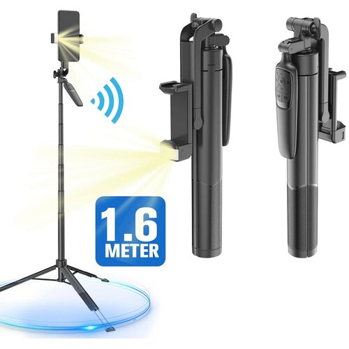  Selfie stick A66 + tripod crni Cene