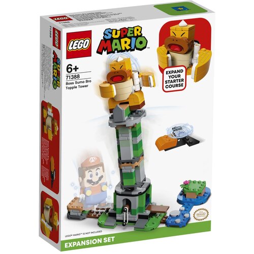 Lego Super Mario&amp;trade; Raz&amp;scaron;iritveni komplet z bosem Sumo Bro in ru&amp;scaron;ilnim stolpom 71388 Slike