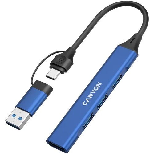 Canyon hub DS-02 4in1 USB-A C Blue CNS-TDS02BL Cijene
