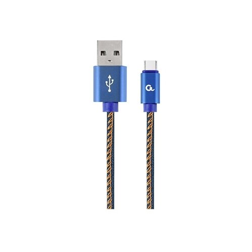  2.0 kabl Premium jeans (denim) Type-C cable with metal connectors, 2m, blue, GEMBIRD CC-2J-AMCM-2M-BL Cijene