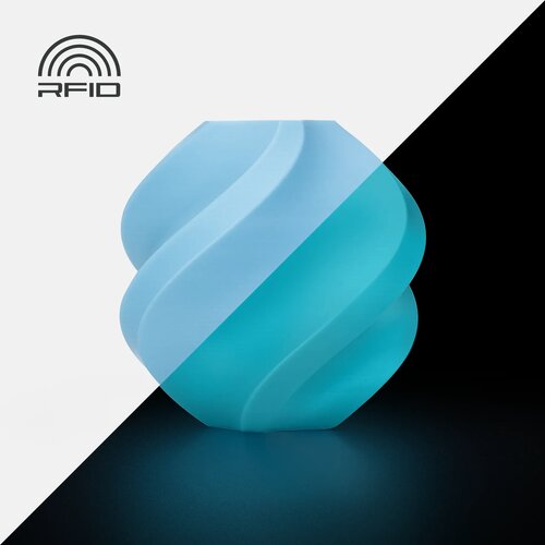Bambu Lab PLA Glow Blue - Tuljava Cene
