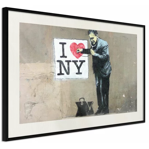  Poster - Banksy: I Heart NY 45x30