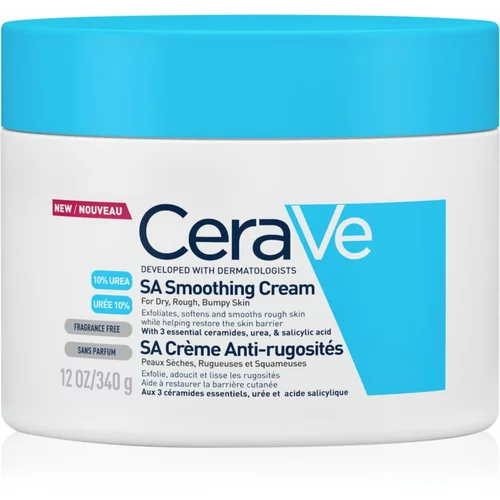 CeraVe sA Smoothing hidratantna krema za lice i tijelo za mekšu kožu 177 ml za žene