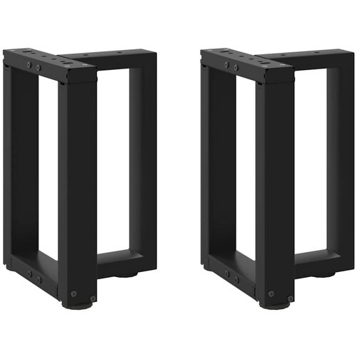 VidaXL noge jedilne mize v obliki črke t 2 kos črna 28x25x(42-43) cm Slike