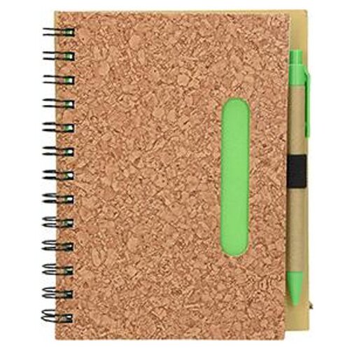  Notesnik Cork Eko A5 + kemični svinčnik Slike