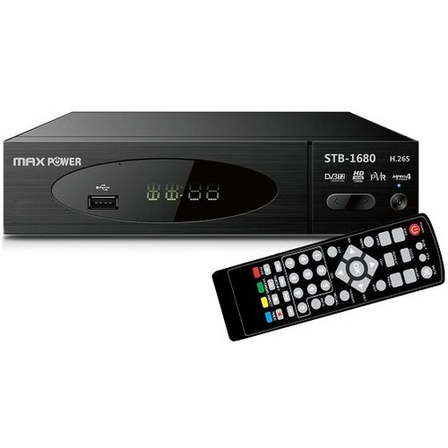 Max Power HD DVB-T2 RECEIVER STB-1680 MPEG2/MPEG4 H.265 1080p/i digitalni TV prijemnik Cijene