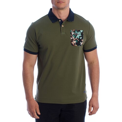 In My Hood Polo majice kratki rokavi HS24MPL11-MILITARY Zelena Slike