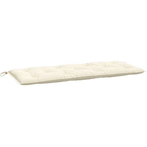 VidaXL Jastuk za vrtnu klupu krem 120 x 50 x 7 cm od tkanine Oxford Slike