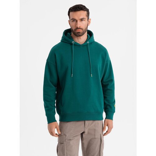 Ombre Unisex sweatshirt with pockets and hood - dark green Slike