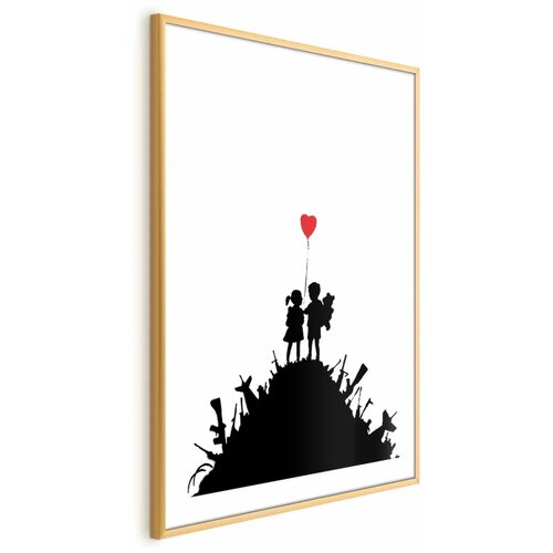  Plakat - Battlefield 60x90 Zlatni okvir s margom Cijene
