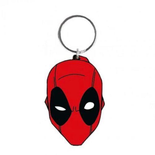 Pyramid privezak Marvel Comics - Deadpool Face 6 cm - Rubber Keychain Cene