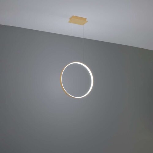 Thoro TH.221 - LED luster na sajli RIO LED/30W/230V CRI95 4000K prečnik 55 cm zlatna Slike