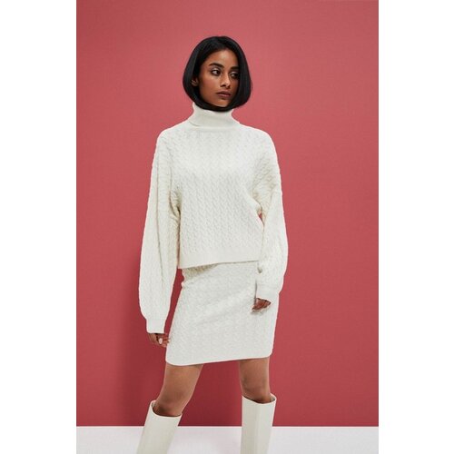 Moodo Cable-knit skirt Slike