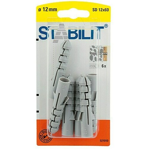 STABILIT Tipla za porobeton (Promjer tiple: 12 mm, Duljina tiple: 60 mm, 6 Kom.) Cijene