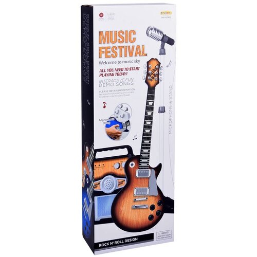  Električna gitara s pojačalom i mikrofonom Slike