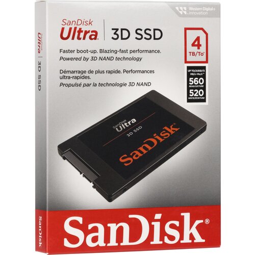 San Disk SSD Ultra 3D 4TB SDSSDH3-4T00-G26 Slike
