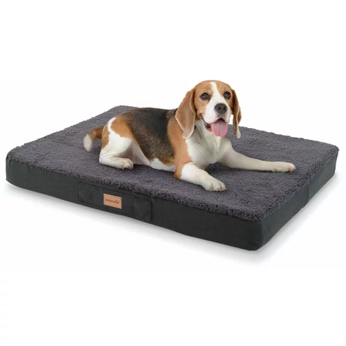 brunolie Balu, podloga za psa, jastuk za psa, perivi, ortopedski, protuklizni, prozračna memorijska pjena, veličina M (79 × 8 × 60 cm)