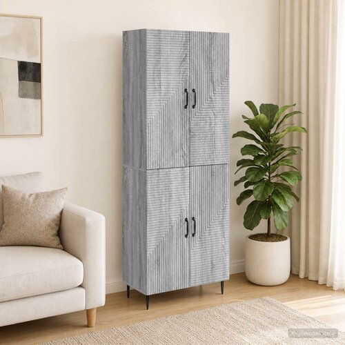  Set ormara 2 pcs Siva Sonoma 66 x 34,5 x 89,5 cm Slike