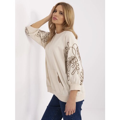 RELEVANCE Blouse-RV-BZ-A367.26-light beige Cene