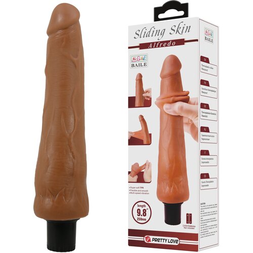 Pretty Love Waldorf Sliding Skin Vibrator 25cm Brown Cijene
