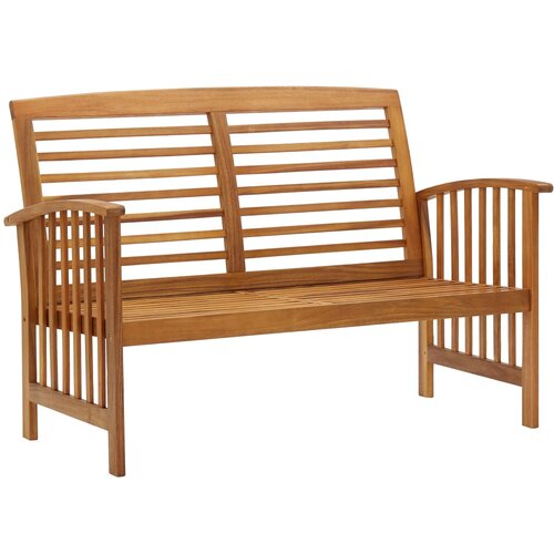 VidaXL Vrtna klupa 119 cm od masivnog bagremovog drva Slike