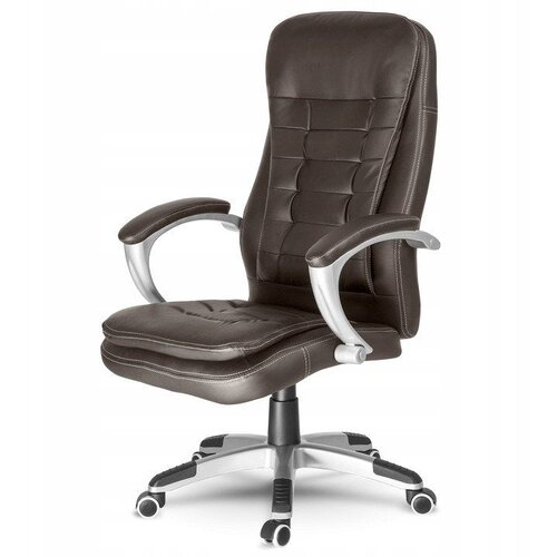 Sofotel 322 - Uredska stolica temno rjava &amp;ndash; ergonomska vrtljiva stolica do 120 kg Slike
