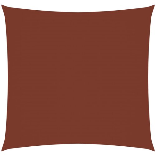 vidaXL Senčno jadro oksford blago kvadratno 7x7 m terakota Cene