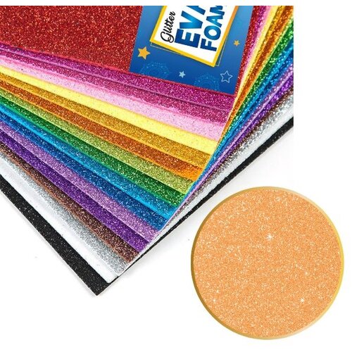  Glitter eva pena oker 1/10 milla Cene