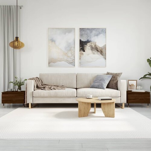 vidaXL Klubska mizica 2 kosa rjav hrast 50x46x35 cm inženirski les Cene