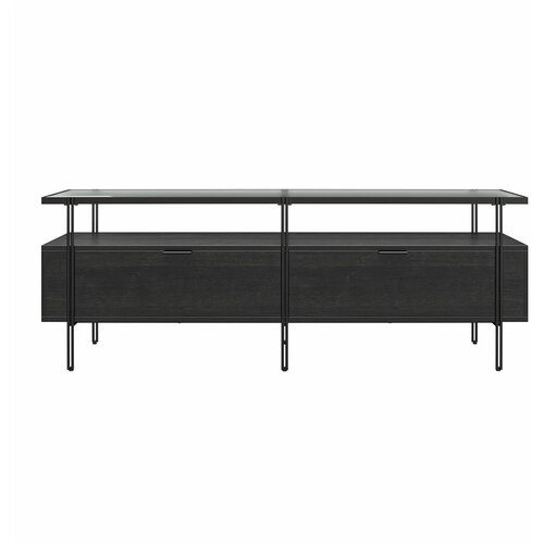 Queer Eye crna tv komoda u dekoru hrasta 140x50 cm wainwright - queer eye Cijene