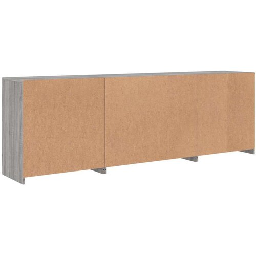  Komoda z LED lučkami siva sonoma 202x37x67 cm Slike