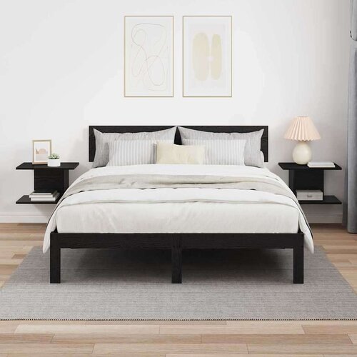  Noćni ormarić 2 pcs Crni hrast 40 x 30 x 25 cm Slike