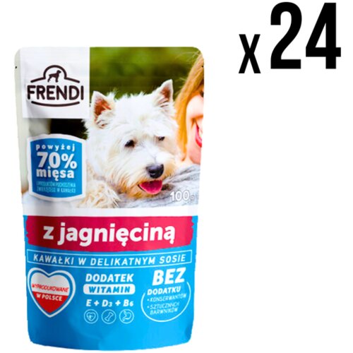 FRENDI Kesica za pse jagnjetina 100g x24 komada Cene