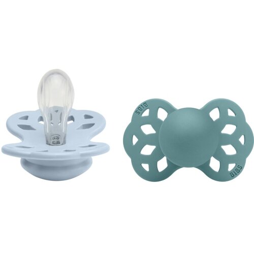 Bibs Infinity Symmetrical Size 1: 0+ months duda Baby Blue / Island Sea 2 kom Cijene