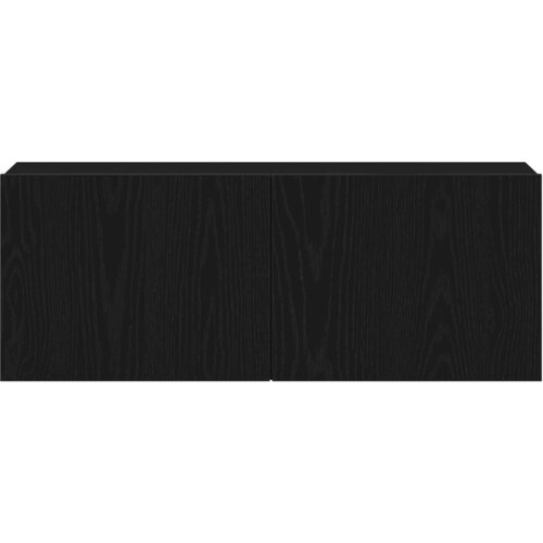  Set TV komoda Zidne 3 pcs Crni hrast 130,5 x 30 x 140 cm Slike
