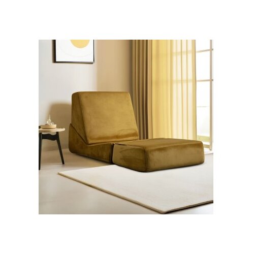 Atelier Del Sofa sofa-krevet sa 1 sedicom origami convertable mustard Slike