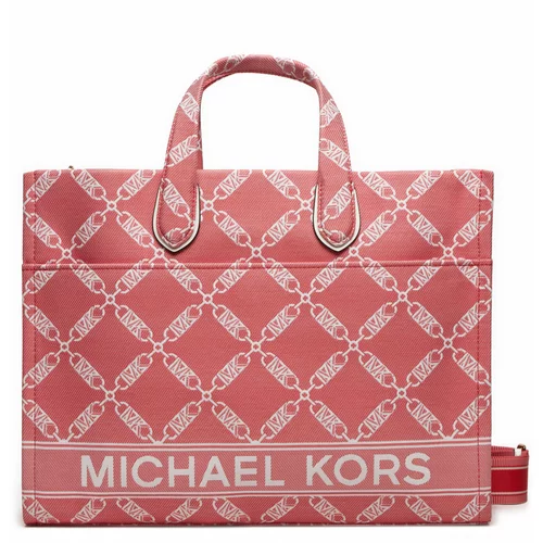 Michael Kors Shopper torba 'GIGI' losos / crvena / bijela
