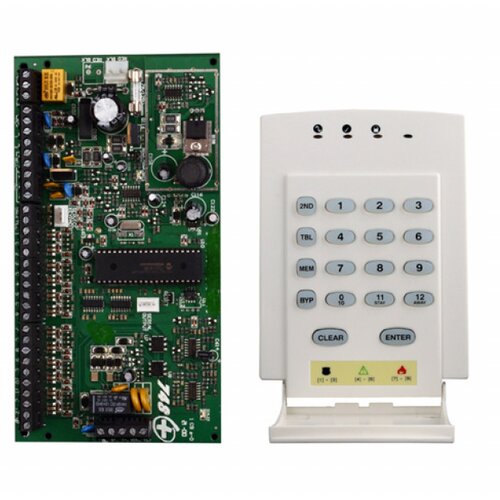  Alarmna protivprovalna centrala PA-748 sa 24 žične zone (12 sa dupliranjem) + PA-646 tastatura - risc cpu, user-frendly programming, 2 particije, 49 korisničkih kodova, 256 događaja u baferu, 2 programibilna izlaza Cene