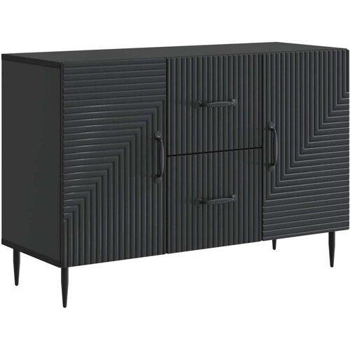 Kreveta s ladicama Crna 89 x 34 5 x 60 cm Konstruirano drvo - Crna Cijene