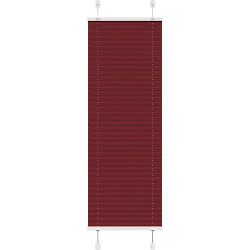 vidaXL Plisirana senčila Bordeaux Red 40x150 cm Širina tkanine 39,4 cm Cene