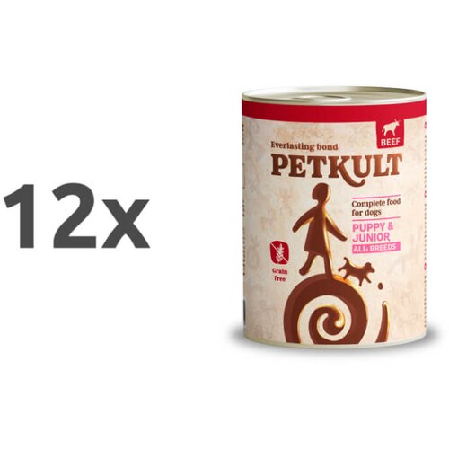 Petkult Dog Puppy&Junior - govedina 12 x 800 g Cene