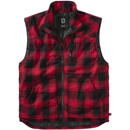 Brandit Lumber Vest red/black Slike