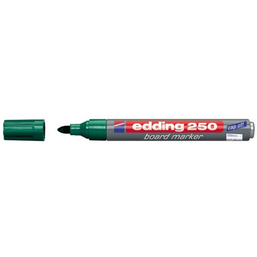Edding marker za belu tablu 250 1,5-3mm, cap-off zelena Slike
